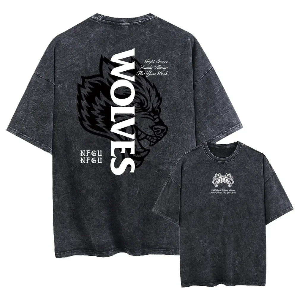 Darc Wolves Fight Cancer Tee