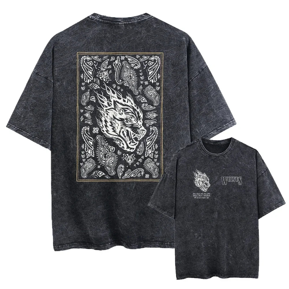 Darc Wolves Paisley Tee