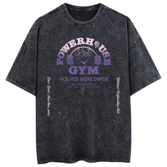Darc Wolves Power House Vintage Tee
