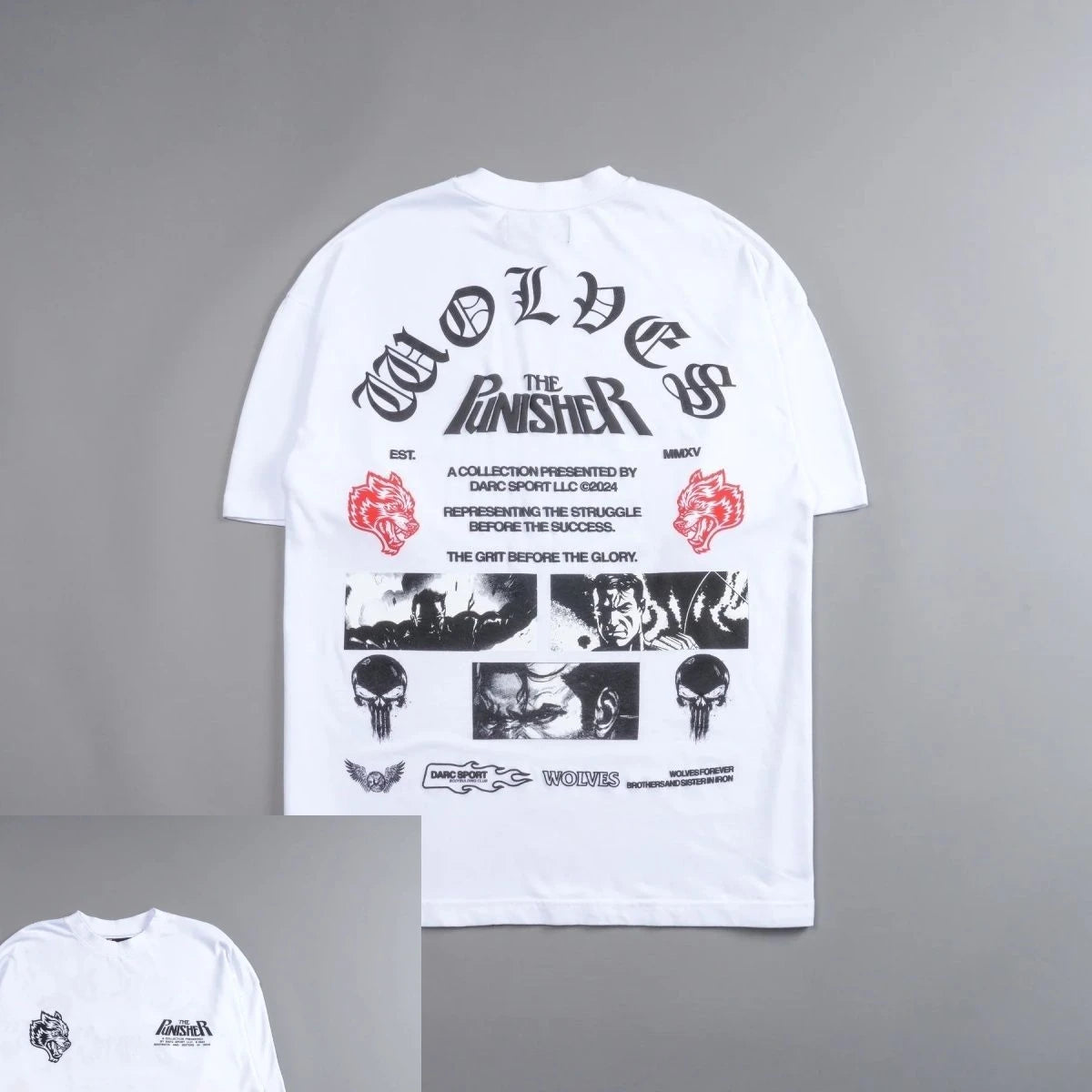 Darc Wolves Marvel Punisher Tee
