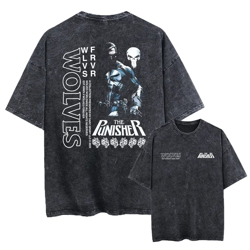 Darc Wolves Vintage Punisher Tee
